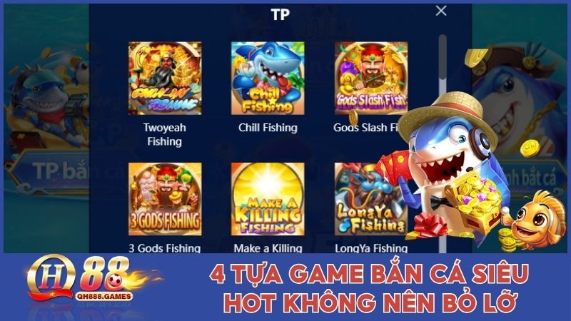 4 tựa game bắn cá siêu hot không nên bỏ lỡ