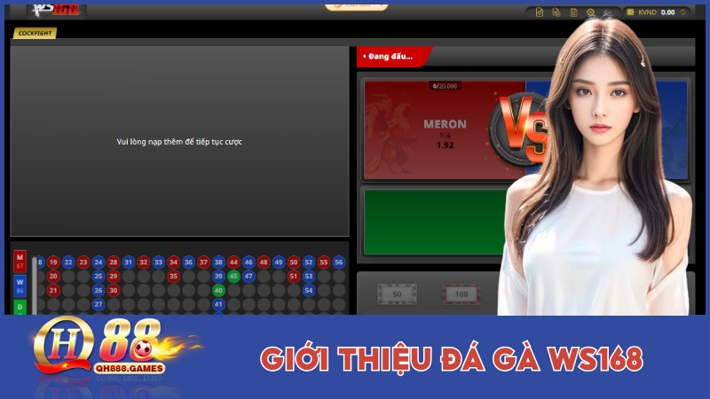 Giới thiệu Đá gà WS168