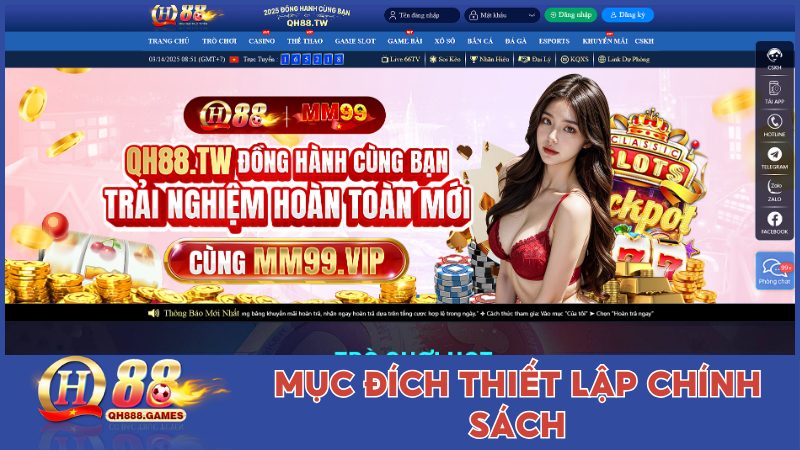 Ý nghĩa khi thiết lập chính sách